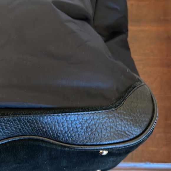 DKNY Oversized Nylon Leather and Suede Tote - Picture 10 of 14